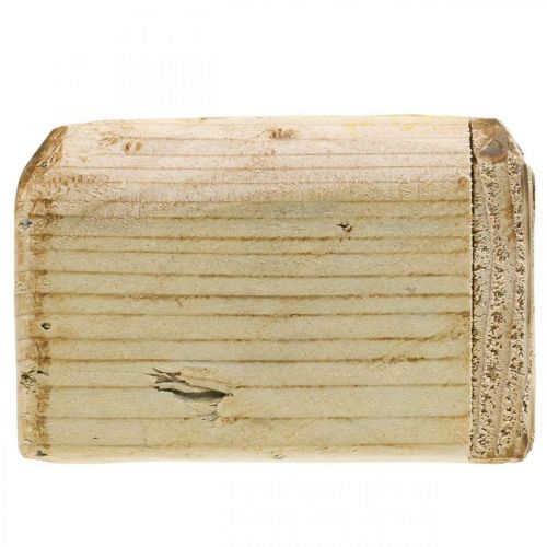 Product Plant pot plant box wooden flower pot natural 12×12×8.5cm