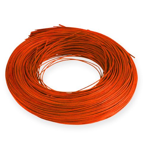 Floristik24 Rattan cane orange 1.3mm 250g