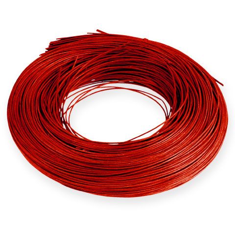 Floristik24 Wicker red 1.3mm 250g