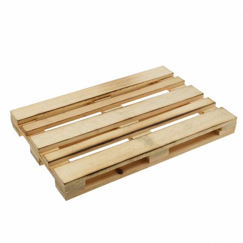 Floristik24 Mini wooden pallet decorative tray flamed 30 × 20 × 3cm