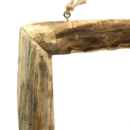 Floristik24 Wooden frame nature for hanging 59cm x 42cm