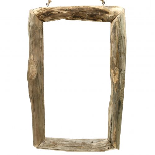 Floristik24 Wooden frame nature for hanging 80cm x 48cm