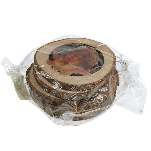 Product Wooden ring with picture 6pcs