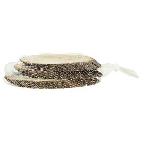 Floristik24 Wooden discs oval natural 20cm - 23cm 3 pcs