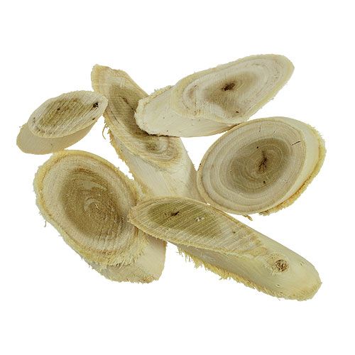 Floristik24 Mulberry wooden slices bleached 500g