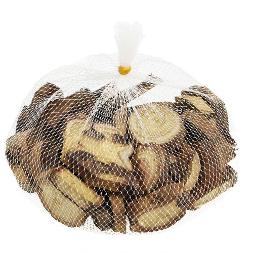 Floristik24 Wooden discs nature 6-8cm 500g