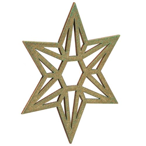Product Wooden Stars Christmas Decoration Wooden Stars Brown 8cm 16 pcs