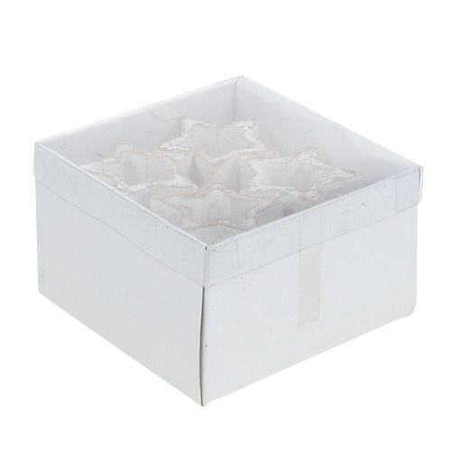 Floristik24 Wooden stars open 5cm 12pcs