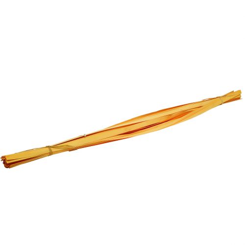 Floristik24 Wooden strips yellow 95cm - 100cm 50 pcs