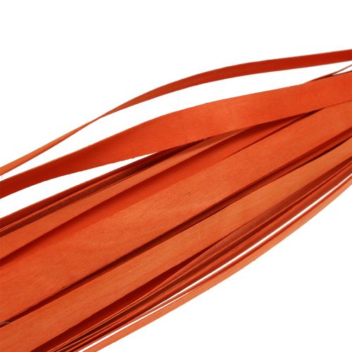 Floristik24 Wooden strips for weaving orange 95cm - 100cm 50 pcs