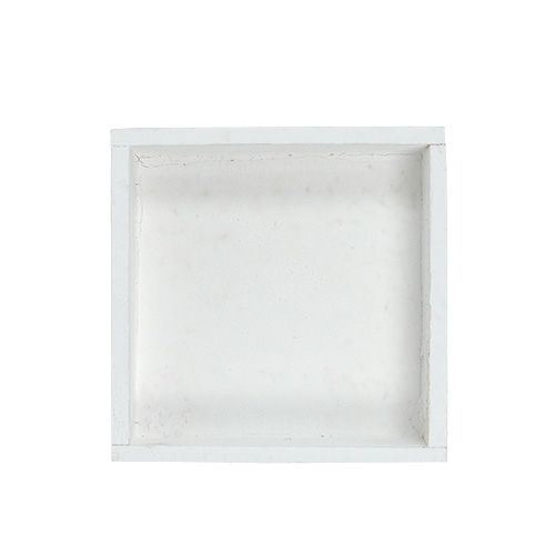 Product Wooden Tray White Tray square 14cm × 14cm × 3cm 5pcs