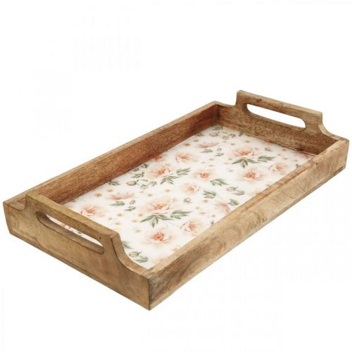 Floristik24 Serving tray made of wood Decorative tray rectangular 35×20.5cm