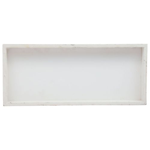 Product Wooden tray white decorative tray shabby chic wood 35×15×3cm