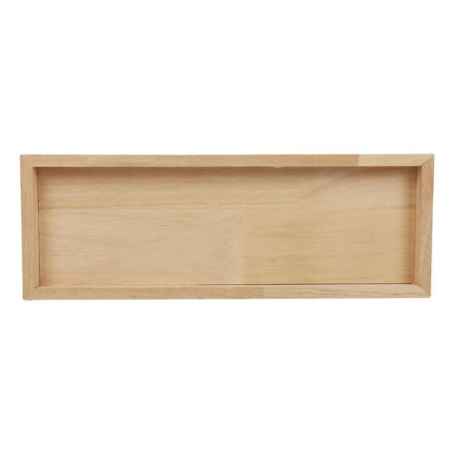 Wooden tray decorative tray wood rectangular natural 50×17×2.5cm