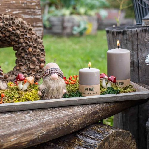 Floristik24 Wooden tray gray 57cm x 17cm