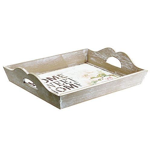 Floristik24 Wooden tray with text Home Sweet Home