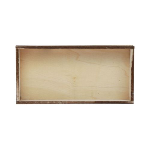 Product Wooden tray flamed decorative tray table decoration rustic 24×12×3cm