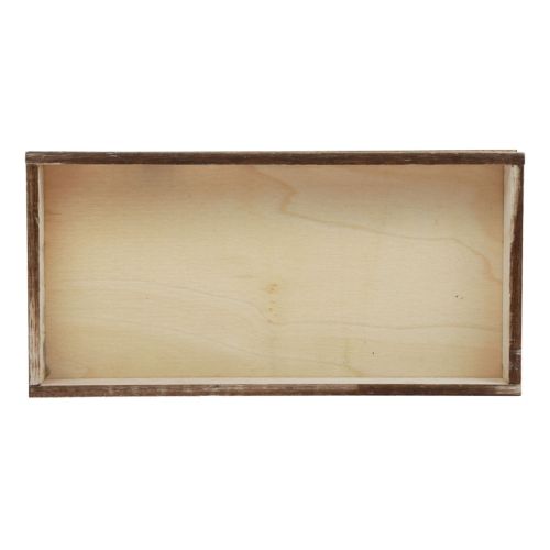 Product Wooden tray flamed decorative tray table decoration rustic 30×15×3cm