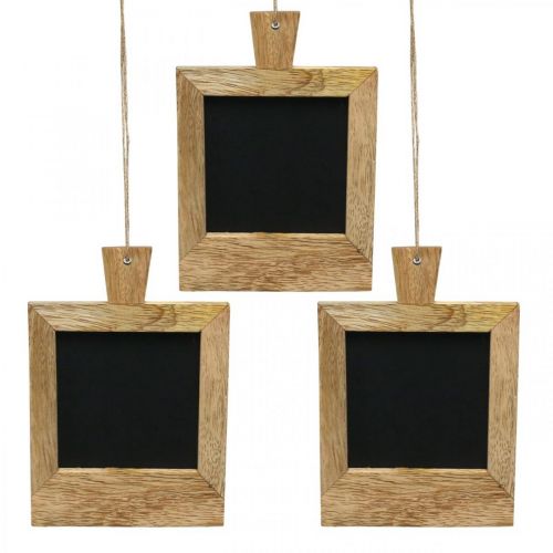 Mini deco board to hang up nature 9 × 13cm 3pcs