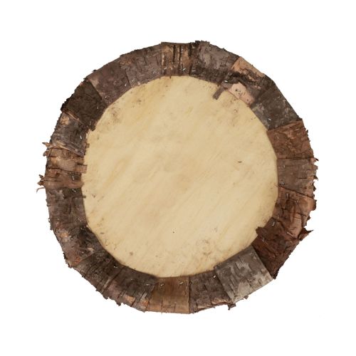Product Wooden plate decorative tray wood rustic decoration natural Ø27cm