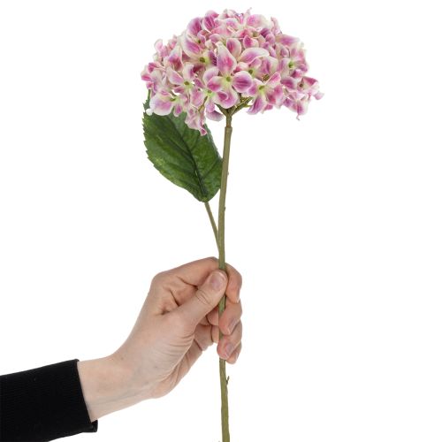 Product Stylish artificial hydrangea flower as a lasting eye-catcher, 80cm, 2 pieces
