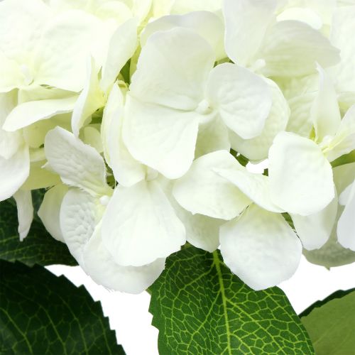 Product Hydrangea White L54cm high quality decorative flower