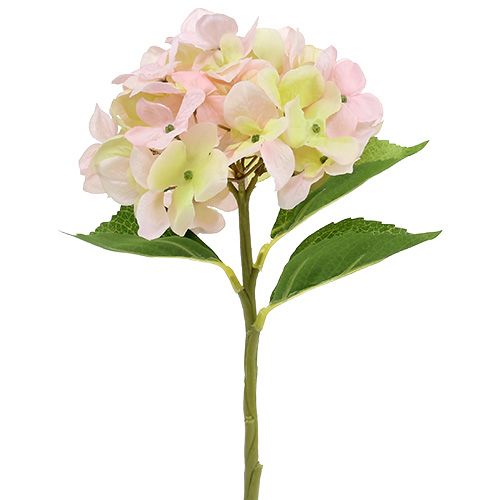 Hydrangea artificial light pink 36cm