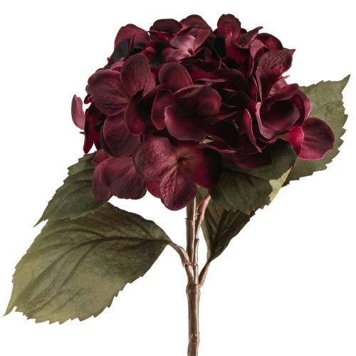 Product Hydrangea artificial flowers Bordeaux 52cm