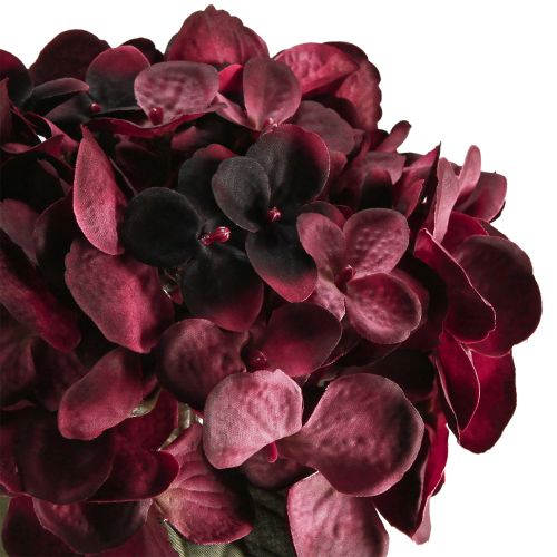 Product Hydrangea artificial flowers Bordeaux 52cm
