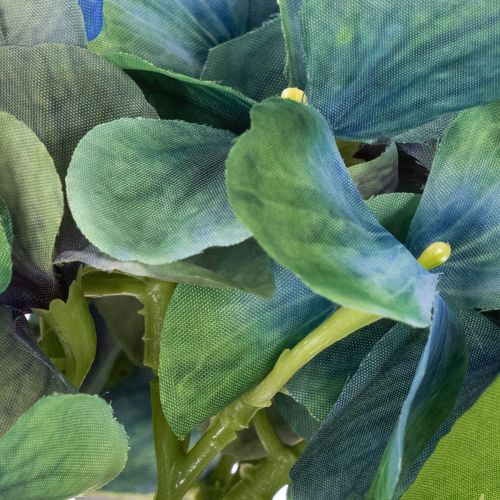 Artificial Hydrangea Stem Blue and Green 53cm | Floristik24.co.uk