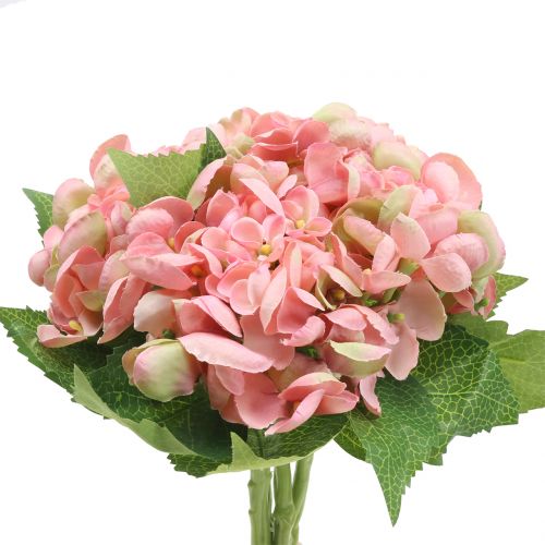 Floristik24 Hydrangea pink 33cm 1pc