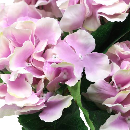 Product Silk flowers hydrangea in a pot lilac 35cm