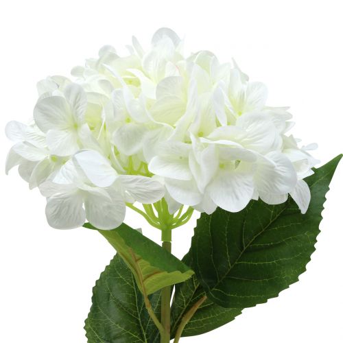 Floristik24 Hydrangea large artificial white L110cm