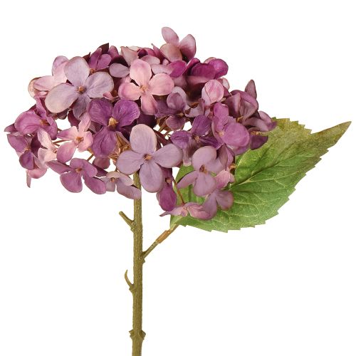 Artificial Hydrangeas Purple Artificial Flowers Hydrangea 34cm 2pcs