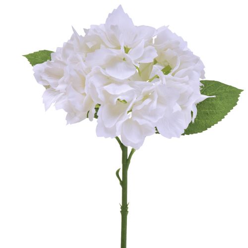 Floristik24 Hydrangeas Artificial White Artificial Flowers Real Touch Flowers 33cm