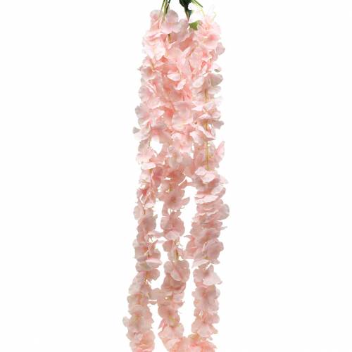 Floristik24 Decorative flower garland artificial light pink 135cm 5 strands