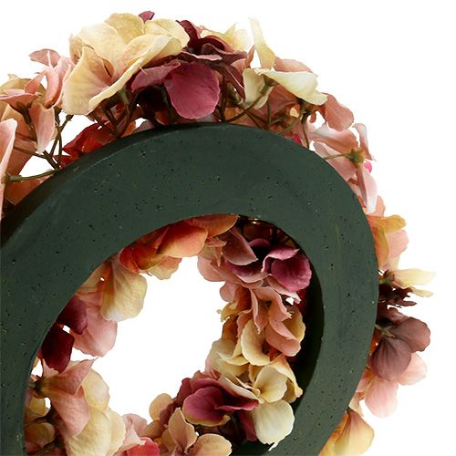 Floristik24 Sevenbark wreath Ø35cm old rose, Bordeaux