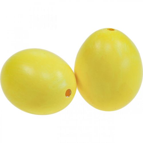 Easter Eggs Yellow Blown Out Eggs Chicken Egg 5.5cm 10 Pcs