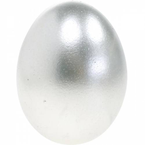 Product Chicken Eggs Silver Easter Decoration Blown Eggs 10pcs