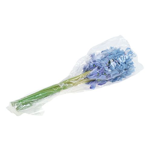 Floristik24 Hyacinth artificial blue, white 31cm 3pcs