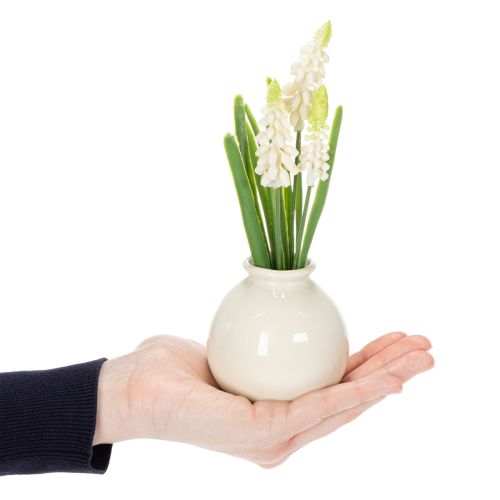 Product Hyacinth artificial flower vase for elegant table decoration and stylish look 20cm