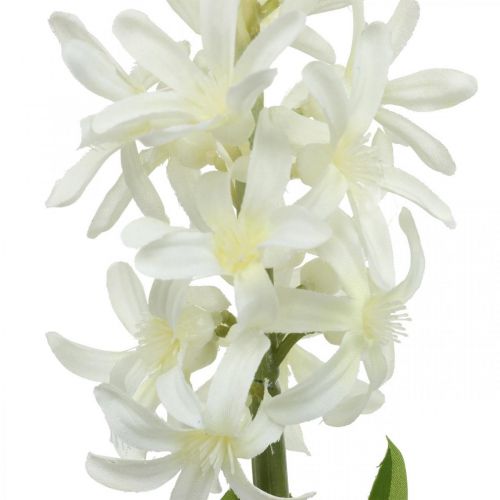 Product Artificial hyacinth with bulb artificial flower white to stick 29cm