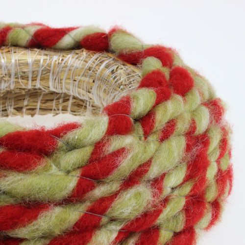 Product Felt Cord Flausch Mirabell 25m Red