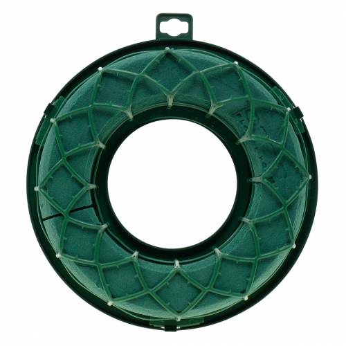 Product OASIS® IDEAL Universal Ring Floral Foam Wreath Green H4cm Ø18.5cm 5 pcs