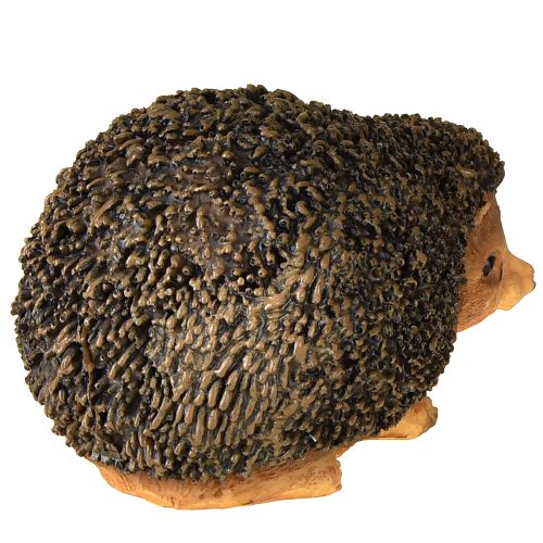 Product Hedgehog Animal figurine Hand-painted Brown 14×9.5×9cm