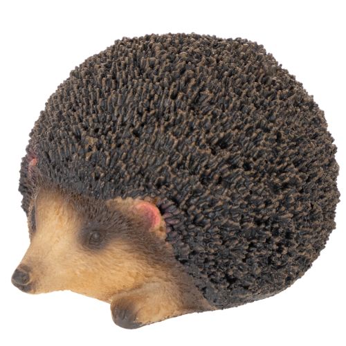 Hedgehog Decorative Figurine for Autumn, 8cm, Polyresin, Brown | Floristik24.co.uk
