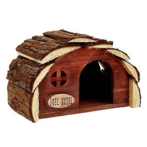 Floristik24 Hedgehog Hotel Nature 24.5cm x 15cm x 17cm