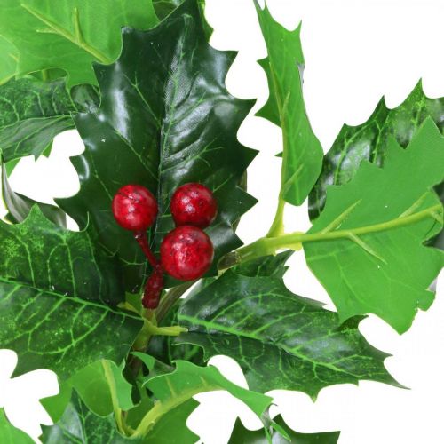 Product Christmas garland artificial holly Ilex garland 160cm