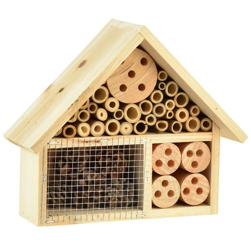 Floristik24 Insect house natural insect hotel wood fir natural H21cm