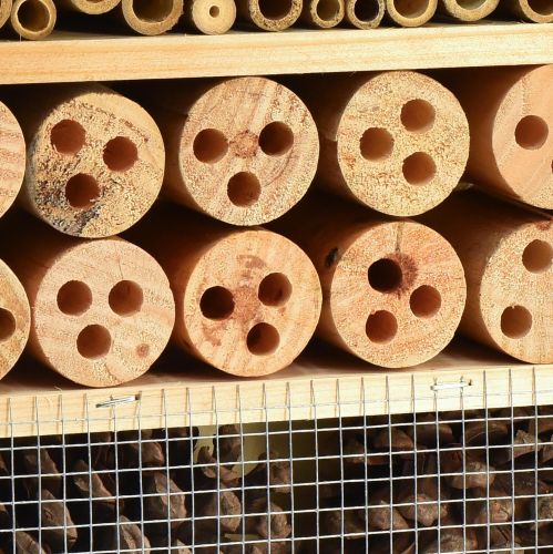 Product Insect hotel brown insect house wood 25cmx8.5cmx32cm